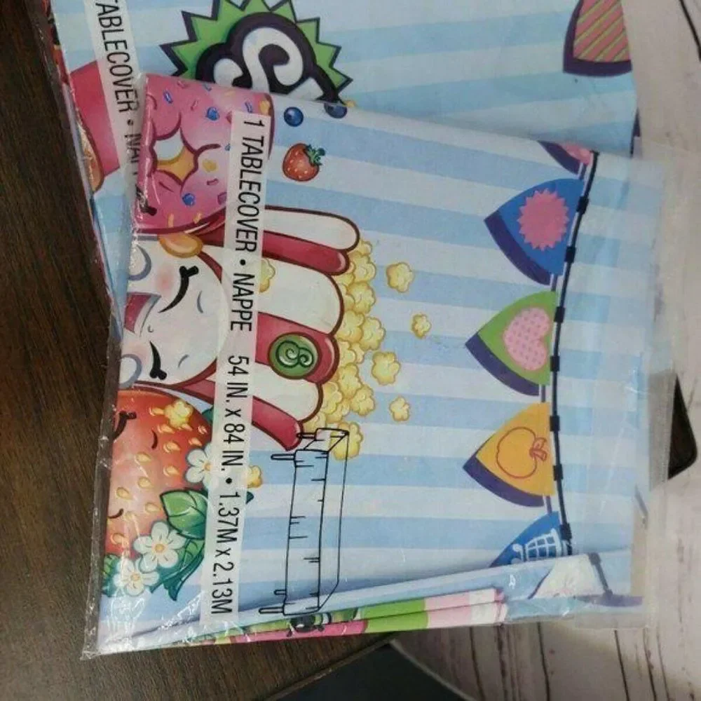 Shopkins Kooky Cookie Table‎ Cover Birthday Party Decorations Napkins Book